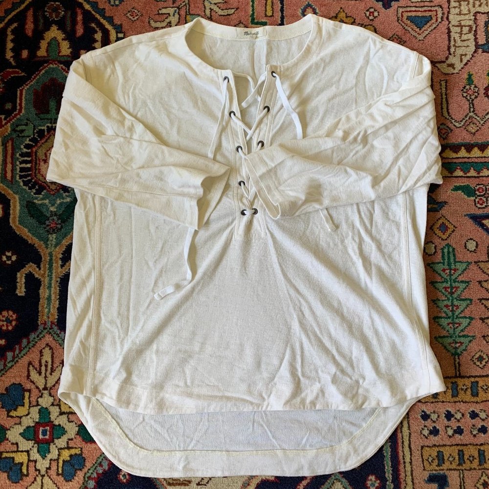 Madewell Lace Up Top